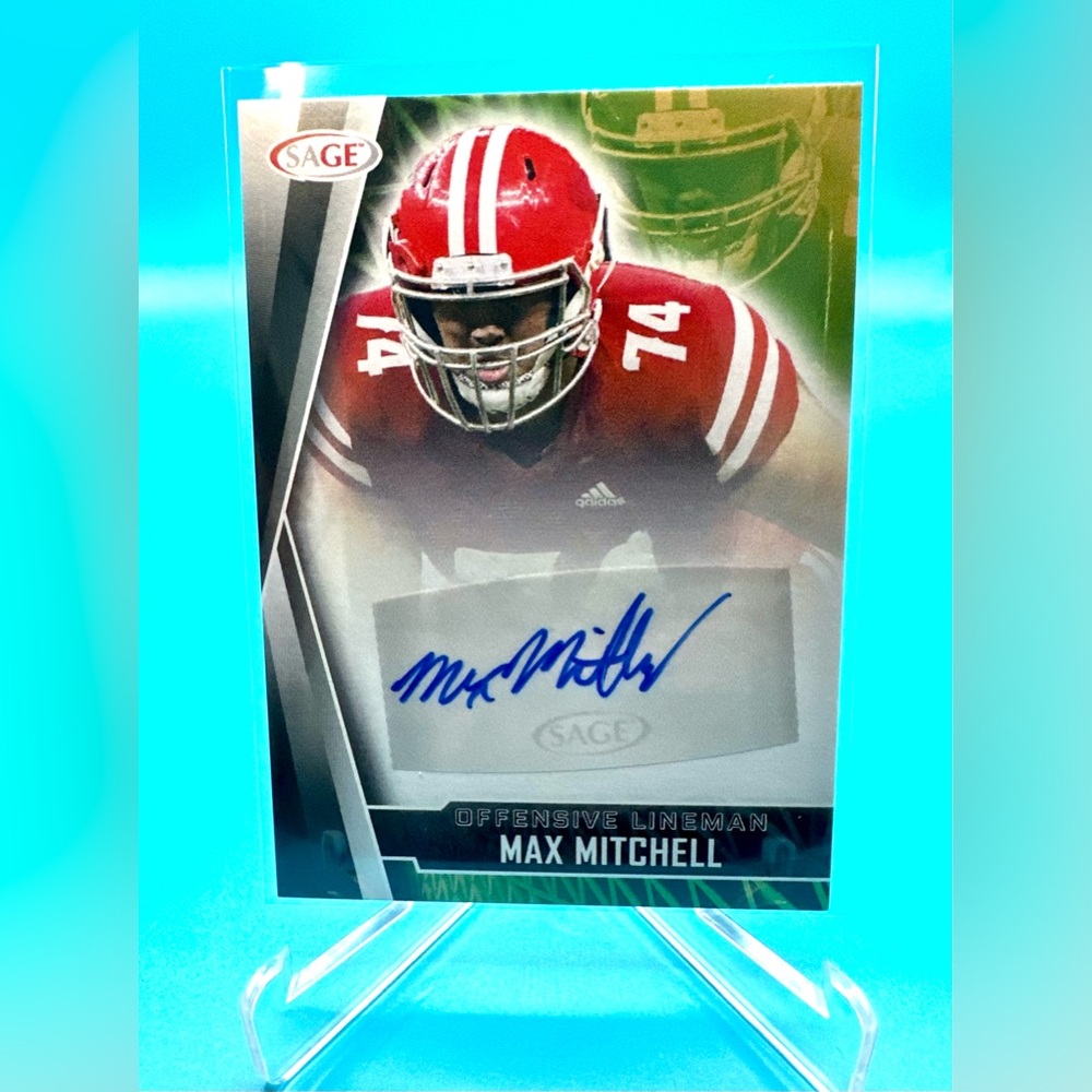 2022 SAGE Max Mitchell Autograph Rookie Card! #A-MM1 LSU Tigers